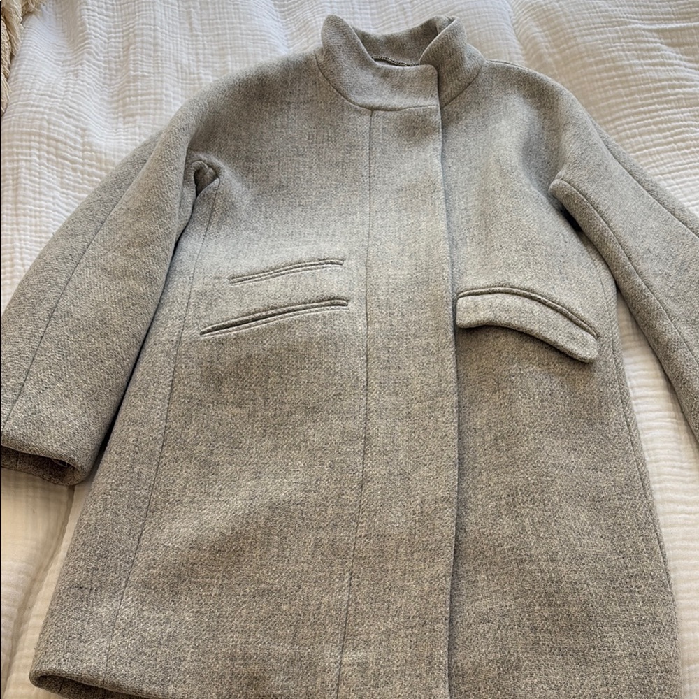 J Crew Italian Stadium Cloth Coat